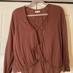 Brown Blouse